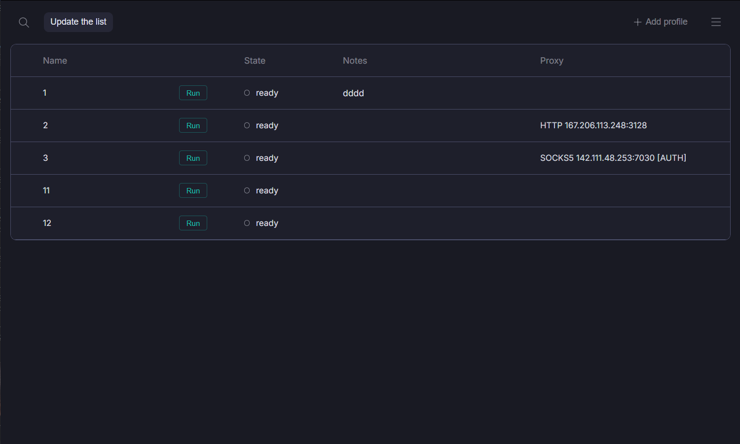 Giao diện phần mềm